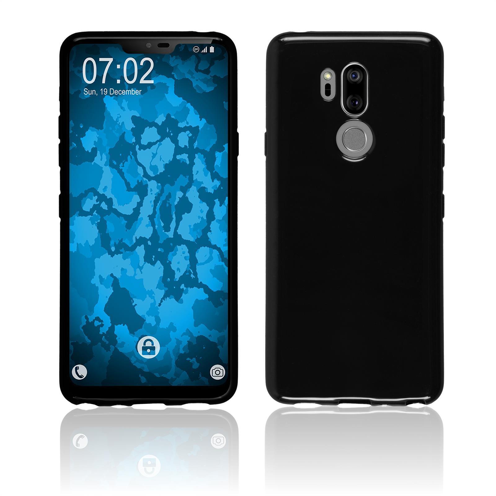 Černé silikonové TPU pouzdro / obal pro LG G7 Thinq