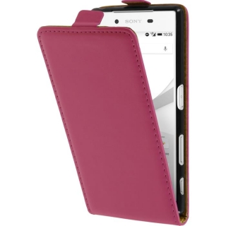 Stylové kožené pouzdro + 2x fólie pro mobil Sony Xperia Z5