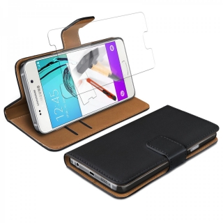 Stylové pouzdro peněženka + pancéřová folie pro Samsung Galaxy A3