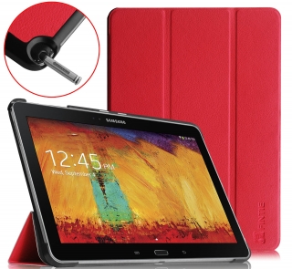 Luxusní červený obal / pouzdro pro Samsung Galaxy Note 10.1 (edition 2014)