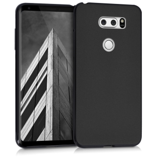 Černý silikonový obal pro LG V30, V30+, V30 Plus