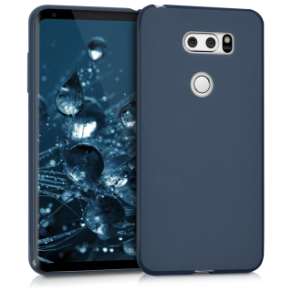 Modrý silikonový obal pro LG V30, V30+, V30 Plus